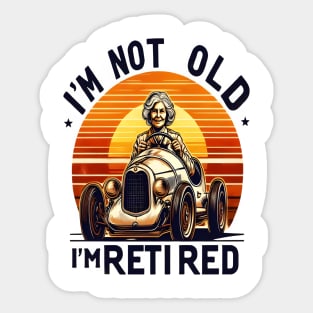 Timeless Retirement Attitude Sticker